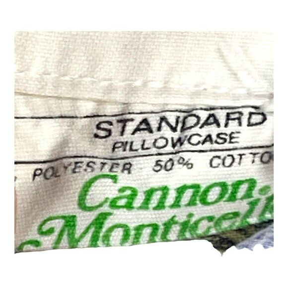 Vintage CANNON MONTICELLO Pillowcase Flat Fitted Little Lovables Sheet Set - Picture 4 of 5